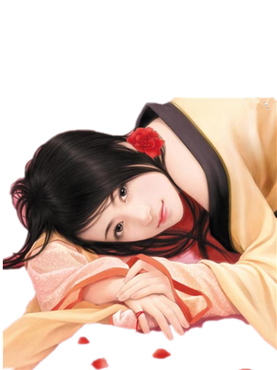 古代女子男子,背景的素材图片