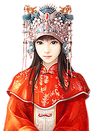古风白衣女子立绘 超精美哟~(≥▽≤)图片