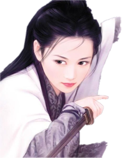 古风白衣女子立绘 超精美哟~(≥▽≤)图片