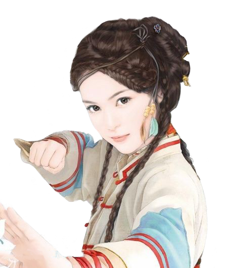古风白衣女子立绘 超精美哟~(≥▽≤)图片