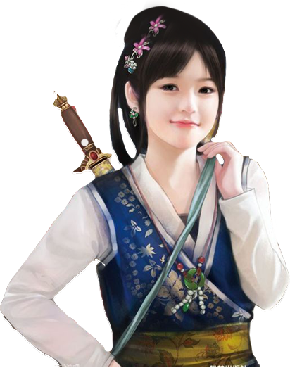 古风白衣女子立绘 超精美哟~(≥▽≤)图片