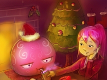 【圣诞贺图】2011圣诞节中的Eddy与深紫