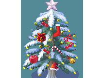 【圣诞活动】随便拼的圣诞树图块